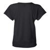 By Bella + Canvas Ladies Flowy Raglan T-Shirt - Black - M - (Style # B8801 - Original Label) view 4