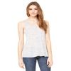Bella + Canvas Ladies Flowy Racerback Tank - WHITE MARBLE - 2XL - (Style # B8800 - Original Label) view 1