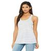 Bella + Canvas Ladies Flowy Racerback Tank - WHITE MARBLE - 2XL - (Style # B8800 - Original Label) view 2