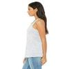 Bella + Canvas Ladies Flowy Racerback Tank - WHITE MARBLE - 2XL - (Style # B8800 - Original Label) view 4