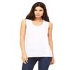Bella + Canvas Ladies Flowy Scoop Muscle Tank - White SLUB - XL - (Style # B8803 - Original Label) view 1