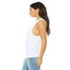 Bella + Canvas Ladies Flowy Scoop Muscle Tank - White SLUB - XL - (Style # B8803 - Original Label) view 3