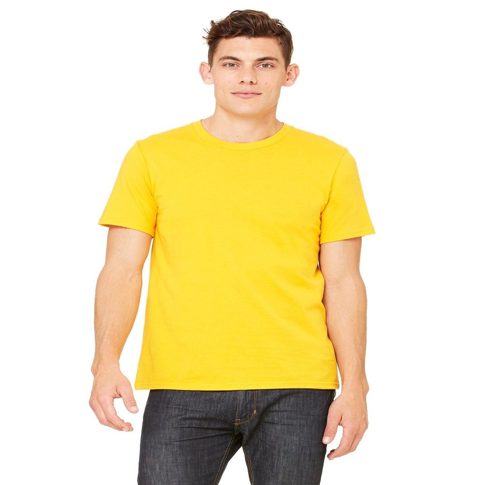 Bella + Canvas Unisex Jersey Short-Sleeve T-Shirt - GOLD - 3XL - (Style # 3001C - Original Label)