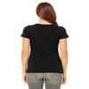 Bella + Canvas Ladies Triblend Short-Sleeve T-Shirt - Blk Hthr TRIBLND - S - (Style # B8413 - Original Label) view 2