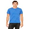 Bella + Canvas Unisex Poly-Cotton Short-Sleeve T-Shirt - TRUE ROYAL MRBLE - XL - (Style # 3650 - Original Label) view 1