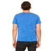 Bella + Canvas Unisex Poly-Cotton Short-Sleeve T-Shirt - TRUE ROYAL MRBLE - XL - (Style # 3650 - Original Label) view 3