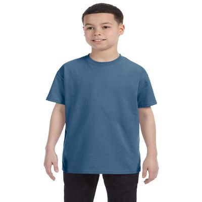 By Gildan Youth 53 Oz T-Shirt - Indigo Blue - S - (Style # G500B - Original Label)