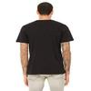 Bella + Canvas Unisex Triblend Short-Sleeve T-Shirt - BLK HTHR TRIBLND - S - (Style # 3413C - Original Label) view 2