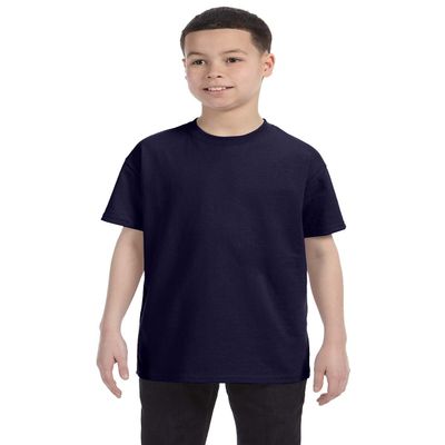 By Hanes Hanes Youth 61 Oz Tagless T-Shirt - Navy - S - (Style # 54500 - Original Label)