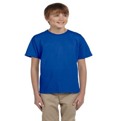 Gildan Youth Ultra Cotton 6 oz T-Shirt - ROYAL - XL - (Style # G200B - Original Label)