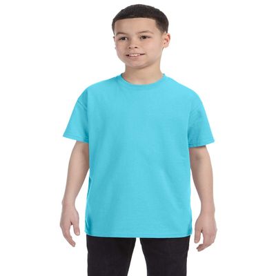 By Gildan Youth 53 Oz T-Shirt - Sky - M - (Style # G500B - Original Label)