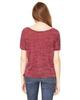 Bella + Canvas Ladies Slouchy T-Shirt - MAROON MARBLE - S - (Style # 8816 - Original Label) view 3