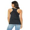 Bella + Canvas Ladies Flowy Racerback Tank - Black Marble - XS - (Style # B8800 - Original Label) view 2