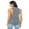 Bella Canvas Flowy Scoop Muscle Tank (B8803) Asphalt Slub, XL view 2