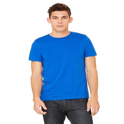Bella + Canvas Unisex Jersey Short-Sleeve T-Shirt - True Royal - 2XL - (Style # 3001C - Original Label)