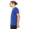 Bella + Canvas Unisex Jersey Short-Sleeve T-Shirt - True Royal - 2XL - (Style # 3001C - Original Label) view 3