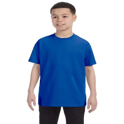 By Gildan Youth 53 Oz T-Shirt - Royal - M - (Style # G500B - Original Label)