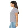 Bella + Canvas Ladies Relaxed Jersey Short-Sleeve T-Shirt - ATHLETIC HEATHER - S - (Style # B6400 - Original Label) view 3