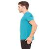 Bella + Canvas Unisex Triblend Short-Sleeve T-Shirt - TEAL TRIBLEND - XS - (Style # 3413C - Original Label) view 3