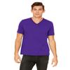 BELLA + Canvas Unisex Jersey Short-Sleeve V-Neck T-Shirt - Team Purple - S - (Style # 3005 - Original Label) view 1