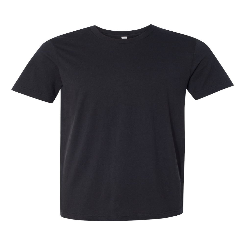 Bella + Canvas Unisex Jersey Short-Sleeve T-Shirt - VINTAGE BLACK - XS - (Style # 3001C - Original Label)