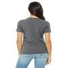 Bella + Canvas Ladies Relaxed Jersey Short-Sleeve T-Shirt - DEEP HEATHER - XL - (Style # B6400 - Original Label) view 2