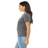 Bella + Canvas Ladies Relaxed Jersey Short-Sleeve T-Shirt - DEEP HEATHER - XL - (Style # B6400 - Original Label) view 3