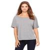 Bella + Canvas Ladies Slouchy T-Shirt - DP Hthr Speckled - S - (Style # 8816 - Original Label) view 1