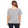 Bella + Canvas Ladies Slouchy T-Shirt - DP Hthr Speckled - S - (Style # 8816 - Original Label) view 2