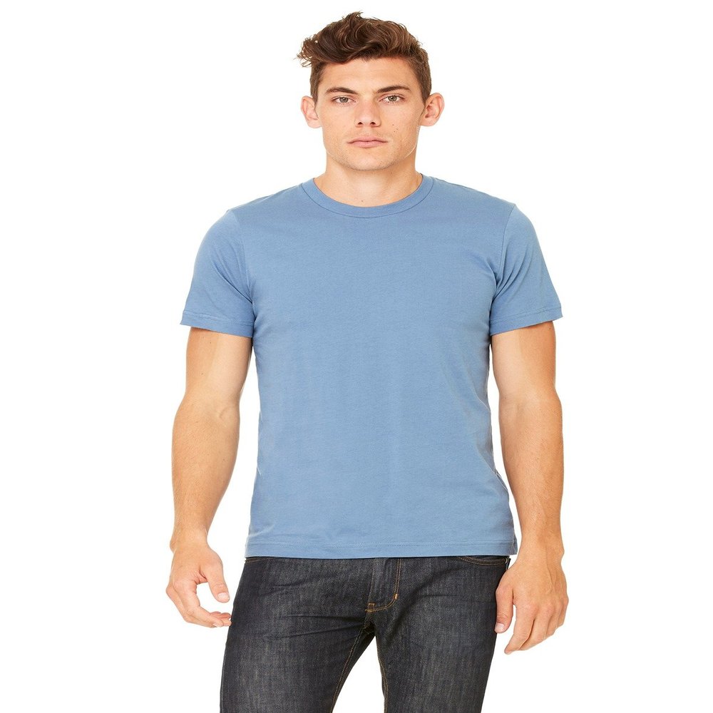 By Bella + Canvas Unisex Jersey Short-Sleeve T-Shirt - Steel Blue - 4XL - (Style # 3001C - Original Label)