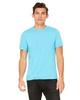 Bella + Canvas Unisex Poly-Cotton Short-Sleeve T-Shirt - NEON Blue - M - (Style # 3650 - Original Label) view 2