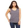 Bella Canvas Flowy Scoop Muscle Tank (B8803) Asphalt Slub, S view 2