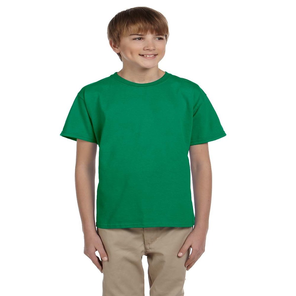 By Gildan Gildan Youth Ultra Cotton 6 Oz T-Shirt - Kelly Green - S - (Style # G200B - Original Label)