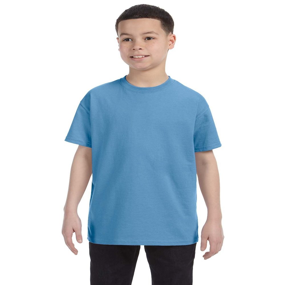 By Gildan Youth 53 Oz T-Shirt - Carolina Blue - M - (Style # G500B - Original Label)