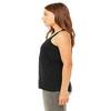 Bella + Canvas Ladies Flowy Racerback Tank - BLACK HEATHER - 2XL - (Style # B8800 - Original Label) view 4