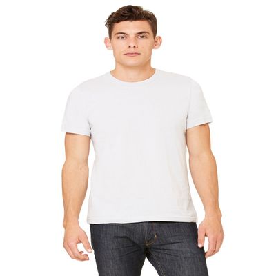 Bella Canvas Unisex Jersey Short-Sleeve T-Shirt - Silver - XL - (Style # 3001C - Original Label)