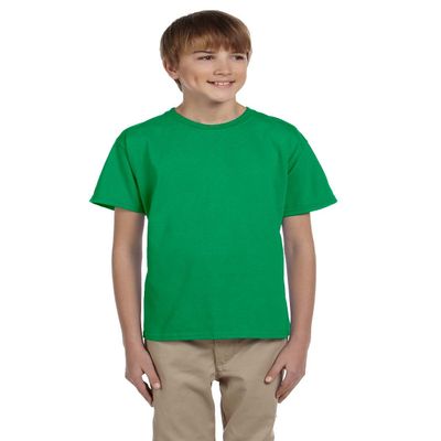 Gildan Youth Ultra Cotton 6 Oz T-Shirt - Irish Green - M - (Style # G200B - Original Label)