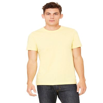 Bella + Canvas Unisex Jersey Short-Sleeve T-Shirt - YELLOW - L - (Style # 3001C - Original Label)