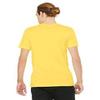 Bella + Canvas Unisex Jersey Short-Sleeve T-Shirt - YELLOW - L - (Style # 3001C - Original Label) view 2
