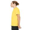 Bella + Canvas Unisex Jersey Short-Sleeve T-Shirt - YELLOW - L - (Style # 3001C - Original Label) view 3