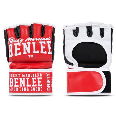 BENLEE Rocky Marciano Unisex - Adult Drifty Leather MMA Gloves, Red, XL