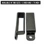 HolsterBuilder OWB Closed Belt Loop Kit - 1.75" with Single Pre Drilled Hole | Secure Holster Attachment, Universal Belt Fit, Hardware Included view 4