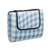 chuanyuekeji Extra Large Picnic & Outdoor Blanket with Waterproof Backing 80" x 90" -Blue and White view 3