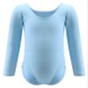 Dancina Toddler Leotard Long Sleeve Cute Ballet Gymnastics Class Lesson Dance Outfit 2T Light Blue view 1