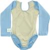 Dancina Toddler Leotard Long Sleeve Cute Ballet Gymnastics Class Lesson Dance Outfit 2T Light Blue view 3