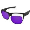 Glintbay 100% Precise-Fit Replacement Sunglass Lenses for Oakley TwoFace OO9189 - Polarized Deep Purple Mirror view 3