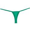 JAXFSTK Mini Bikini Micro G-String Women's Sexy Lowe Rise Adjustable Thong Fashion Tanga Lingerie Underwear Green L view 2