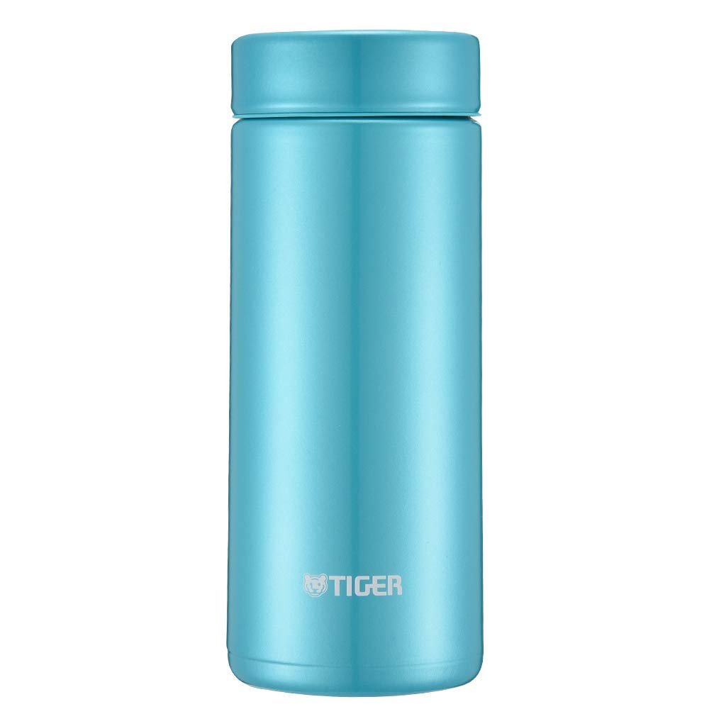 Tiger Water Bottle 350ml Straight Drinking Stainless Mini Bottle Smooth Drinking Sahara Mug Lightweight Dream Gravity Aqua Blue MMZ-A351-AA Tiger
