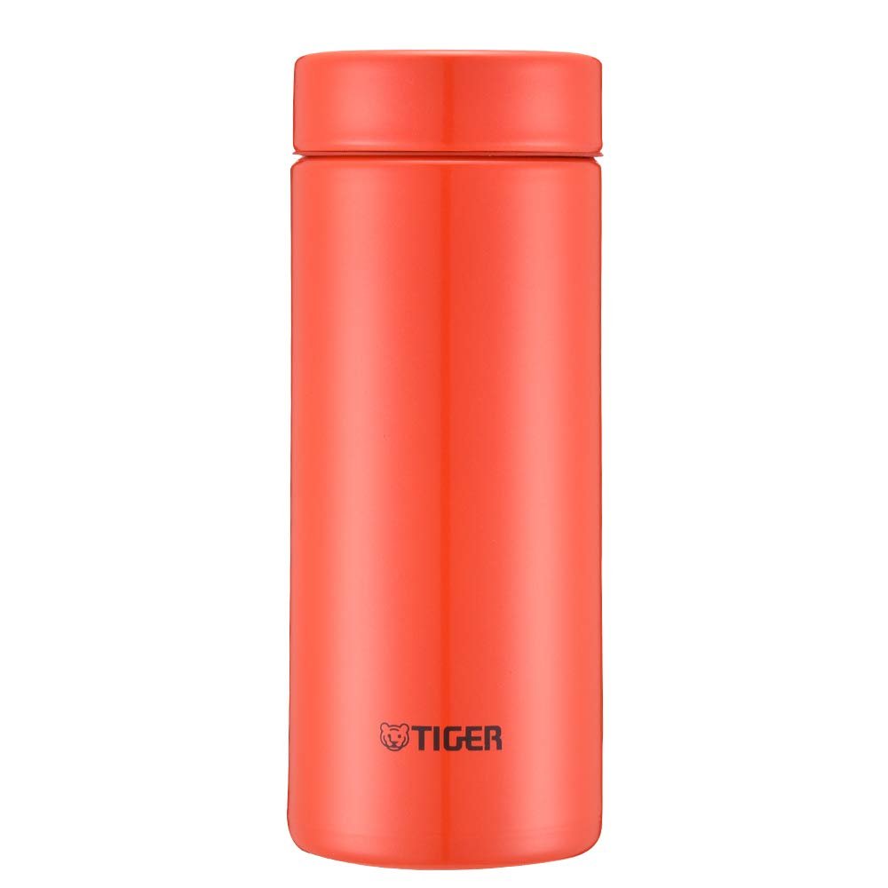 Tiger Water Bottle 350ml Stainless Bottle Sahara Mug Lightweight Valencia Orange MMZ-A351-DO