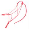 Knotty Girlz 4 Knot Horse Rope Training Halter - 3/16" (5mm) Very Thin! Stiff Polyester Halter Rope (Pink, Large) view 1